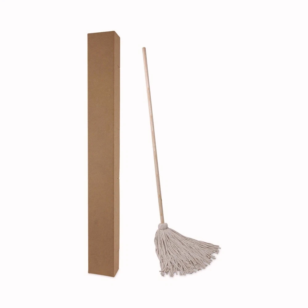 Boardwalk 124C 24 oz. Cotton Fiber Head Deck Mop w/ 54″ Wooden Handle (6/PK) New