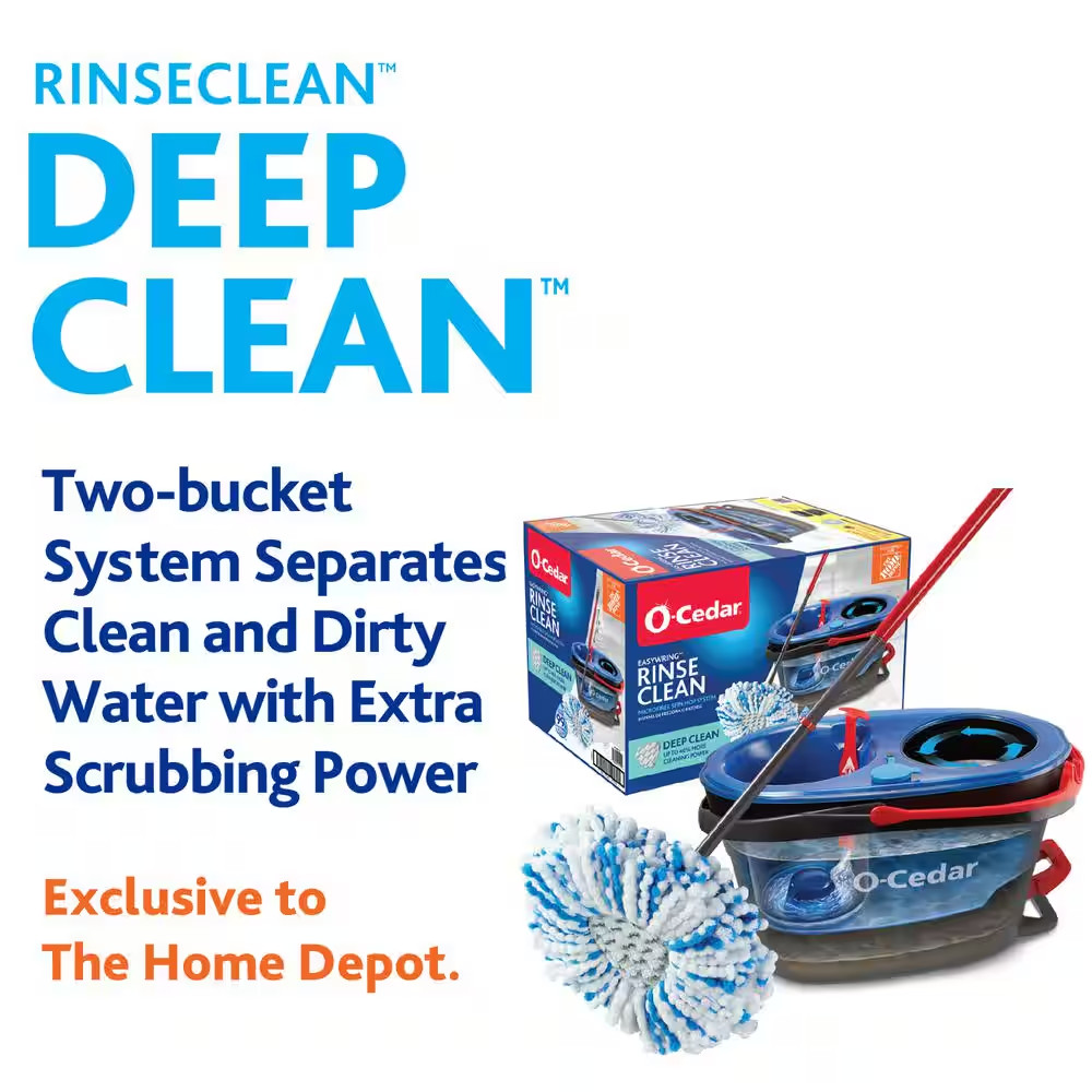 NEW Easy Wring Spin Mop & Bucket System – Deep Clean with Microfiber Efficiency