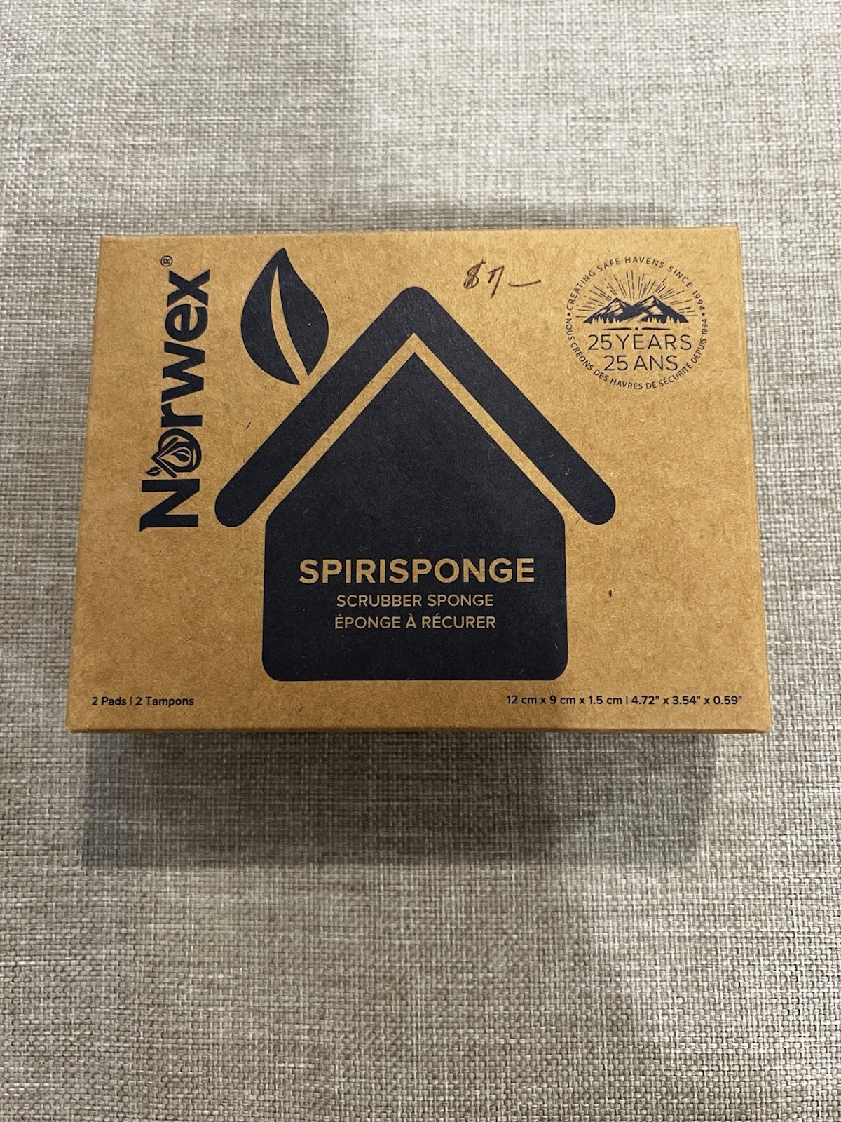 Norwex Spirisponge Pack of 2 New!