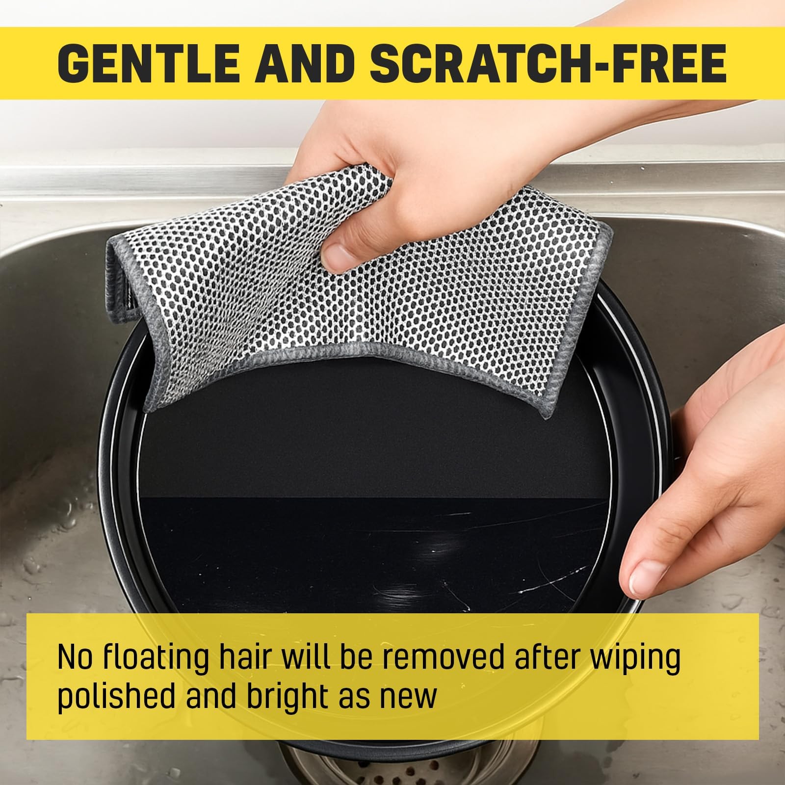 NEW 2026 | Non Scratch Wire Dishcloth | Metal Cleaning Rag for Kitchen Cookwa…