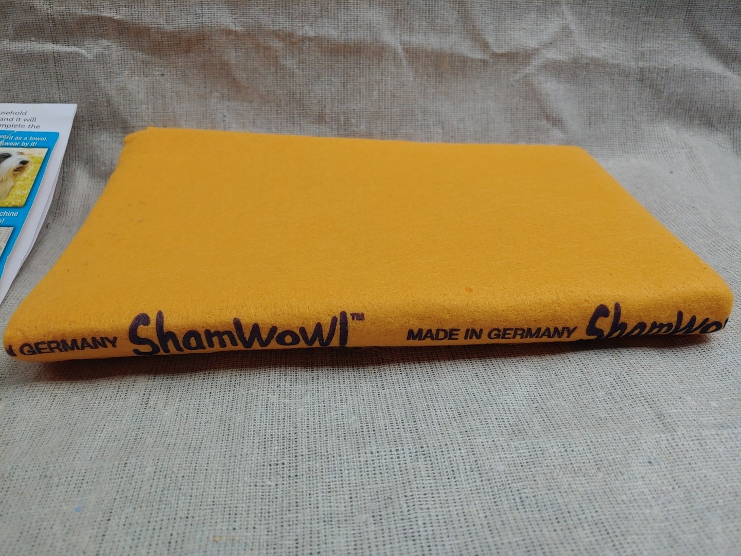 ShamWow Towel Size 20″ X 23.5” Germany Chamois Sponge New Open Box