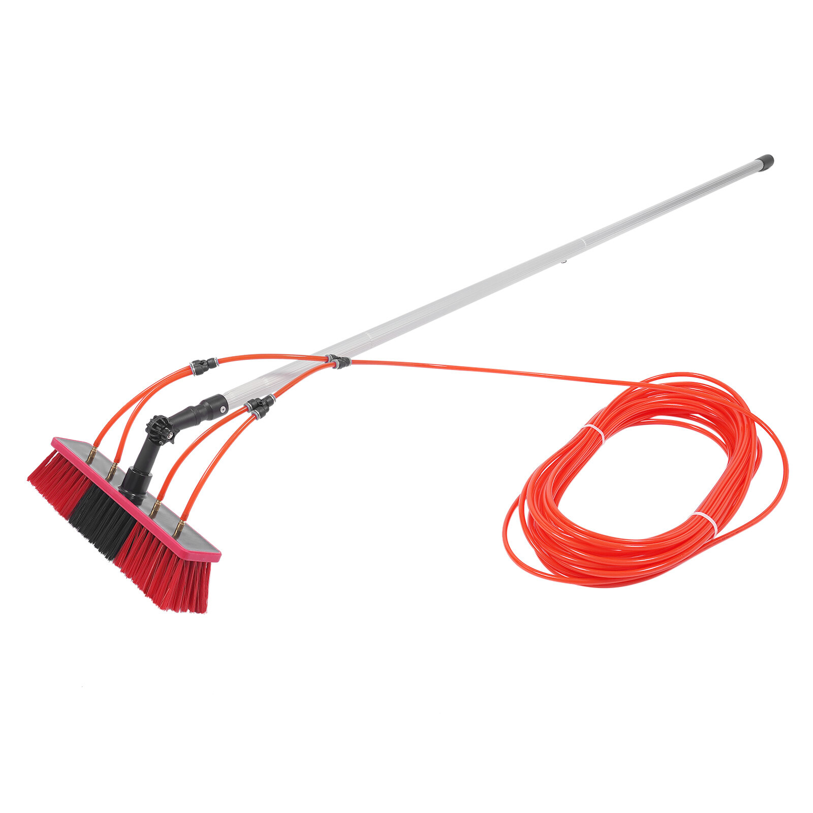 26FT Water Fed Pole Kit with Brush for Window and Solar Panel Cleaning