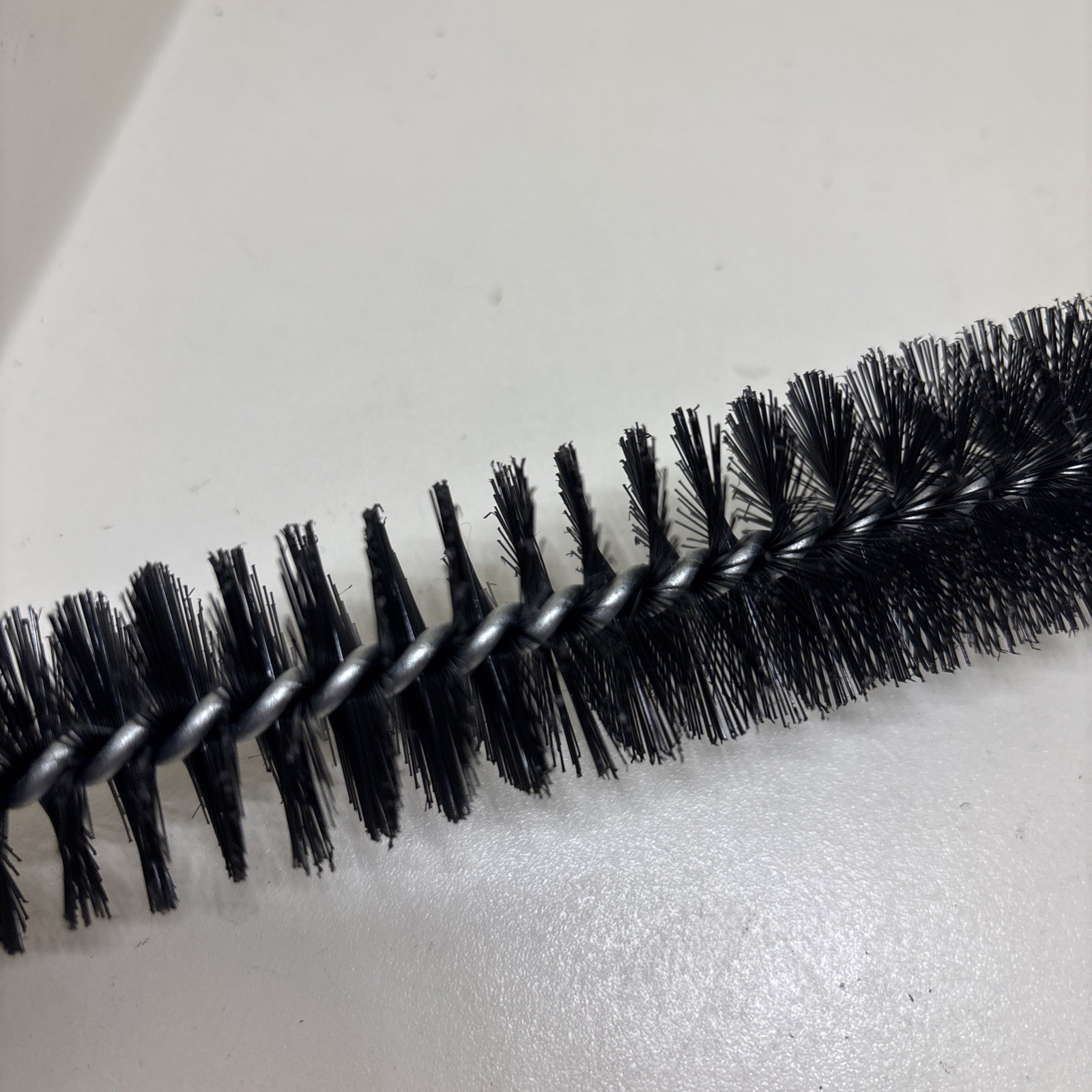 New 1.25” Flexible Bottle Tube Cleaning Brush Nylon Bristles Wood Handle