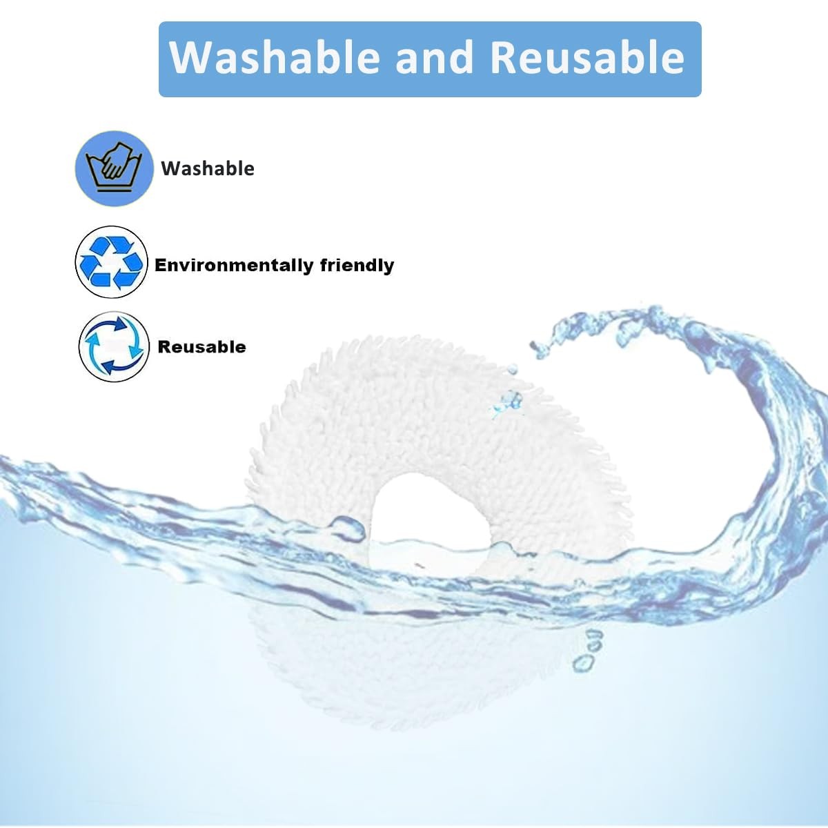 12 Pack Mop Pads with Narwal Freo X/Z Ultra Z10 Freo J3 J4 YJCC012 YJCC015 Mi…