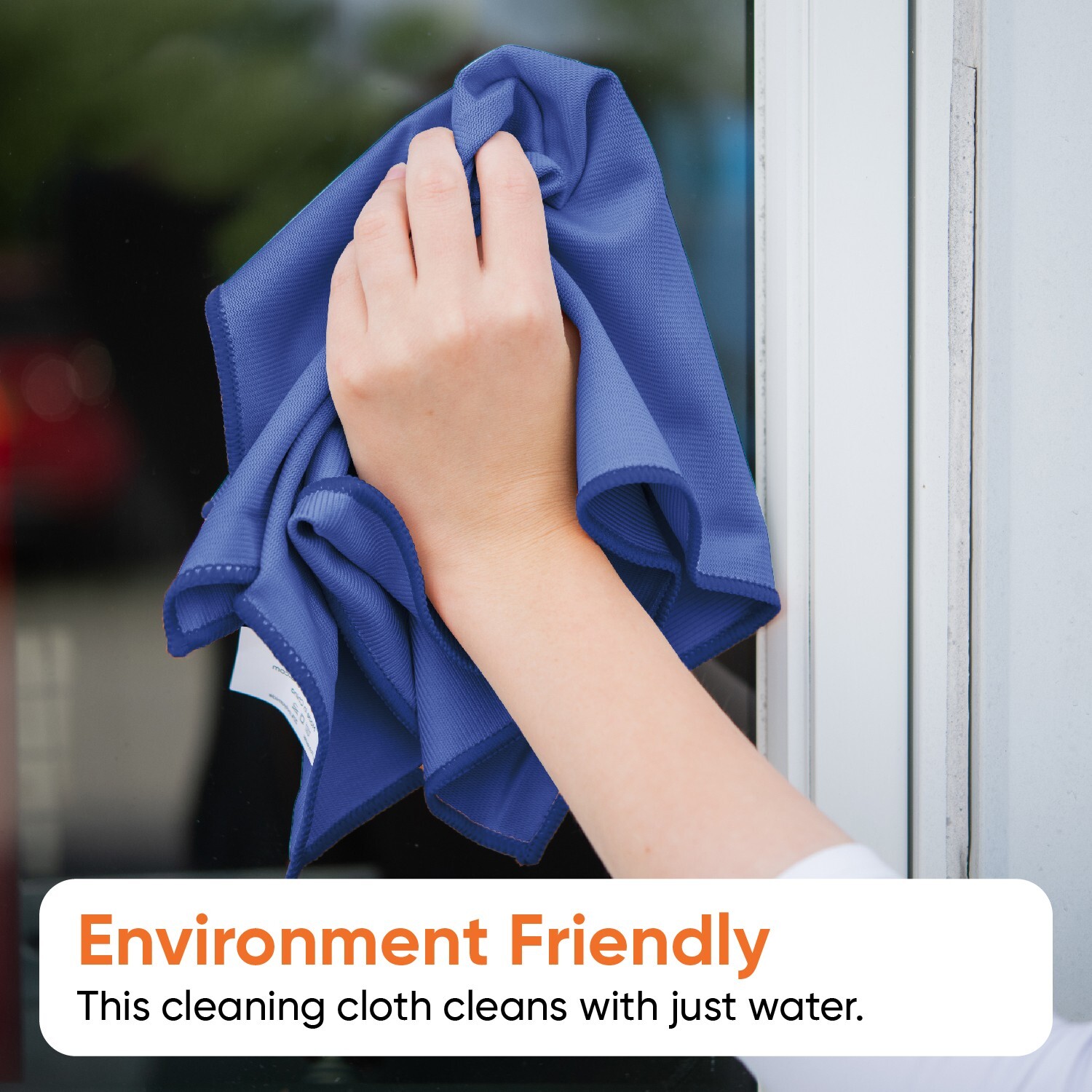 Microfiber Cloth Glass Cleaning Cloth for Mirror/Window Lint Free 6 Pack-Superio
