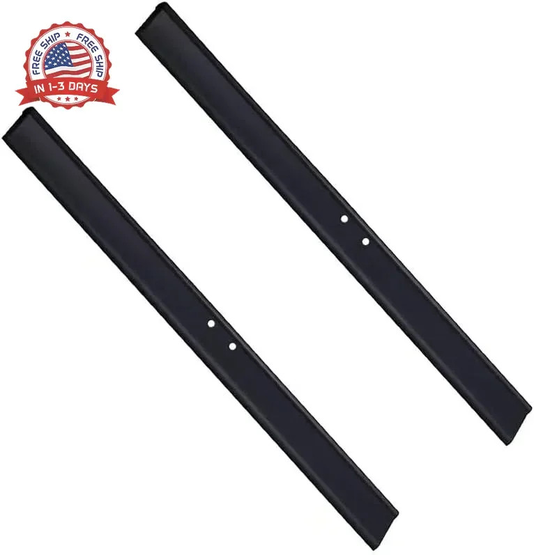 2 Pack 10 Inch Rubber Squeegee Replacement Blade Black for Shower Doors
