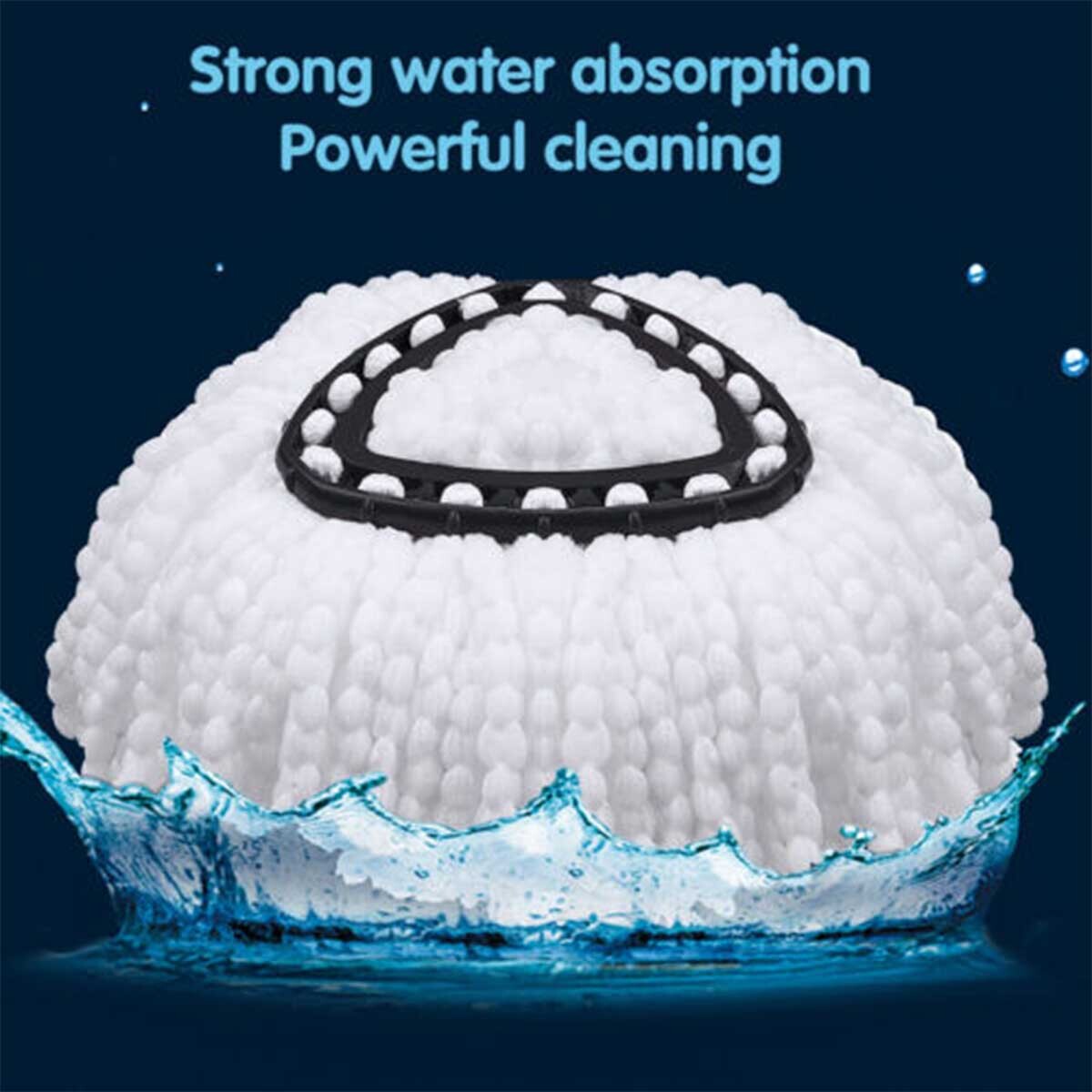 Replacement Mop HEAD For O-Cedar Spin Mop Easy Clean Wring+Brush+mop base