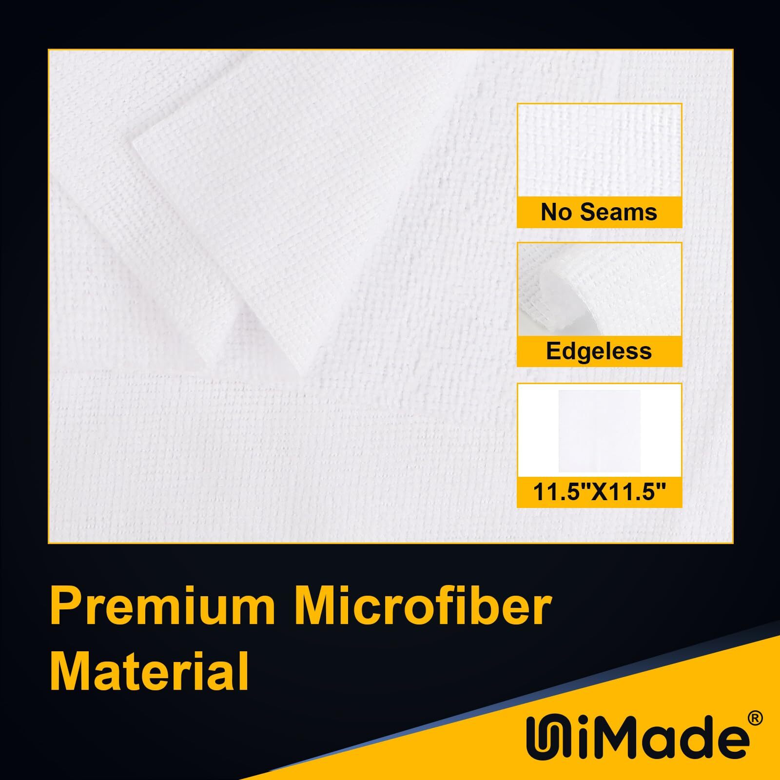 Shop Towel, 100 Pack Commercial Grade Work Rags Microfiber Towels for Cars Clean