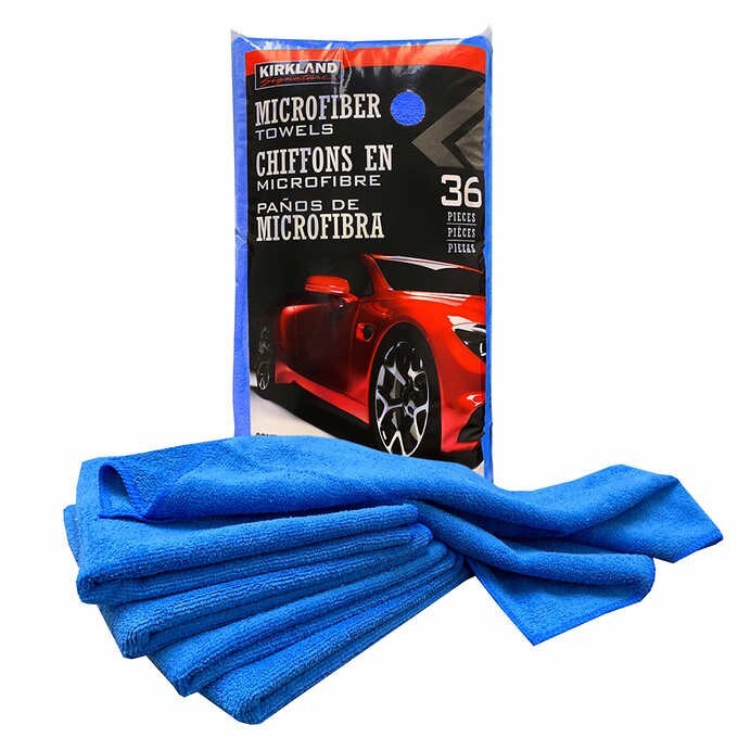 Kirkland Microfiber Towel Case, 324-count, BLUE/YELLOW – Free Shipping!~!