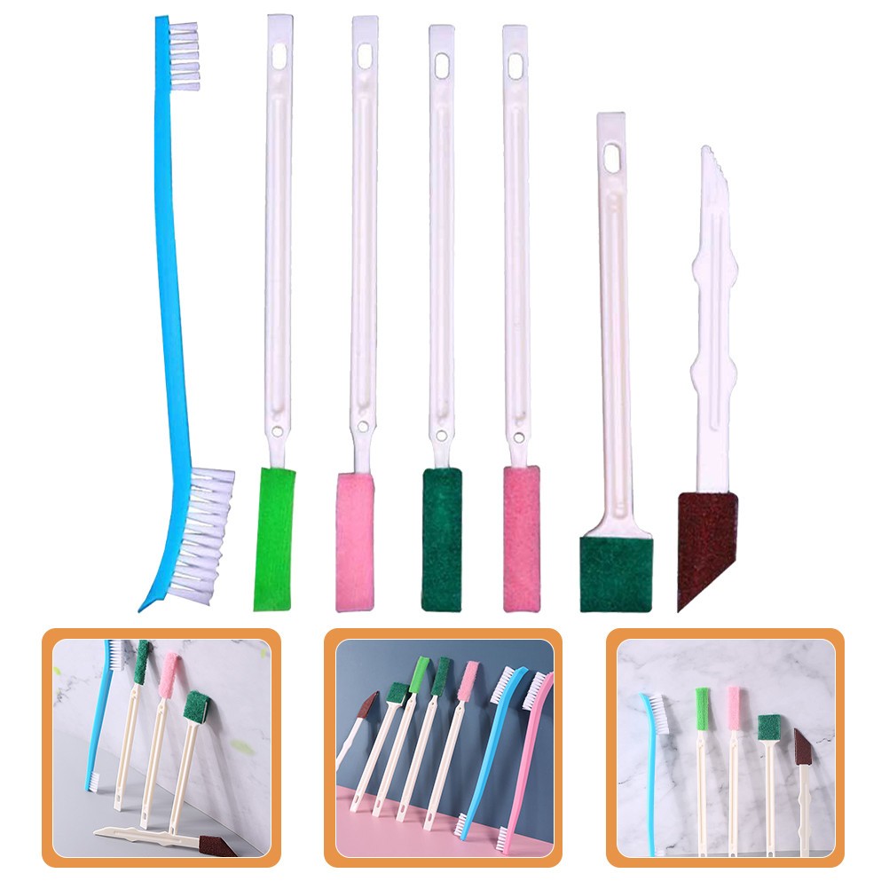 Shower Cleaner Tool Sandpaper For Households Bathroom Cleaning 7Pcs 5.3×0.6in