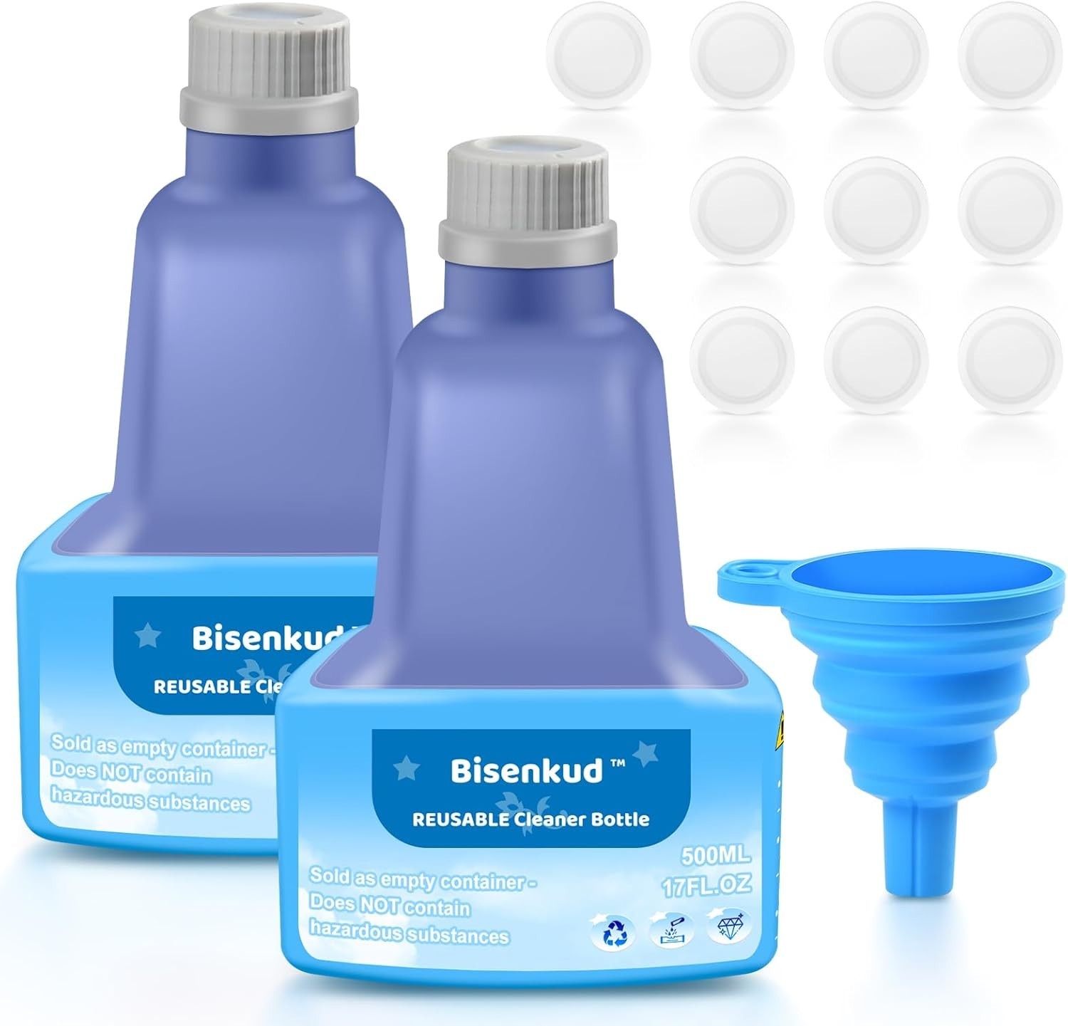 500ml Refillable Bottles for Swiffer WetJet – 2 Pack, Durable & Cost-Effective