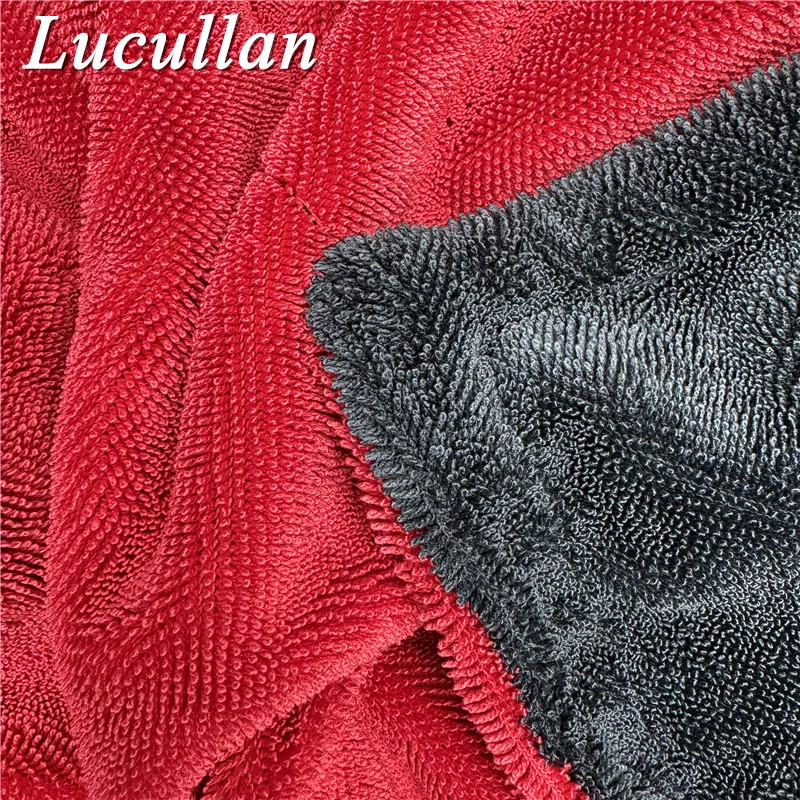 Lucullan 60x90cm Microfiber Drying Towel 1300GSM Premium Detailing Cloth