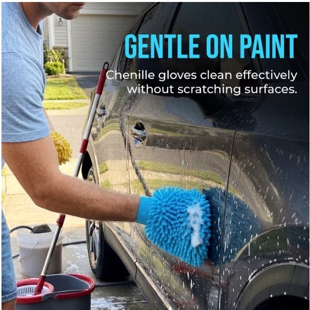 Simpli-Magic Multi Purpose Spin Mop Detailing Bucket System w/3 Microfiber Mop