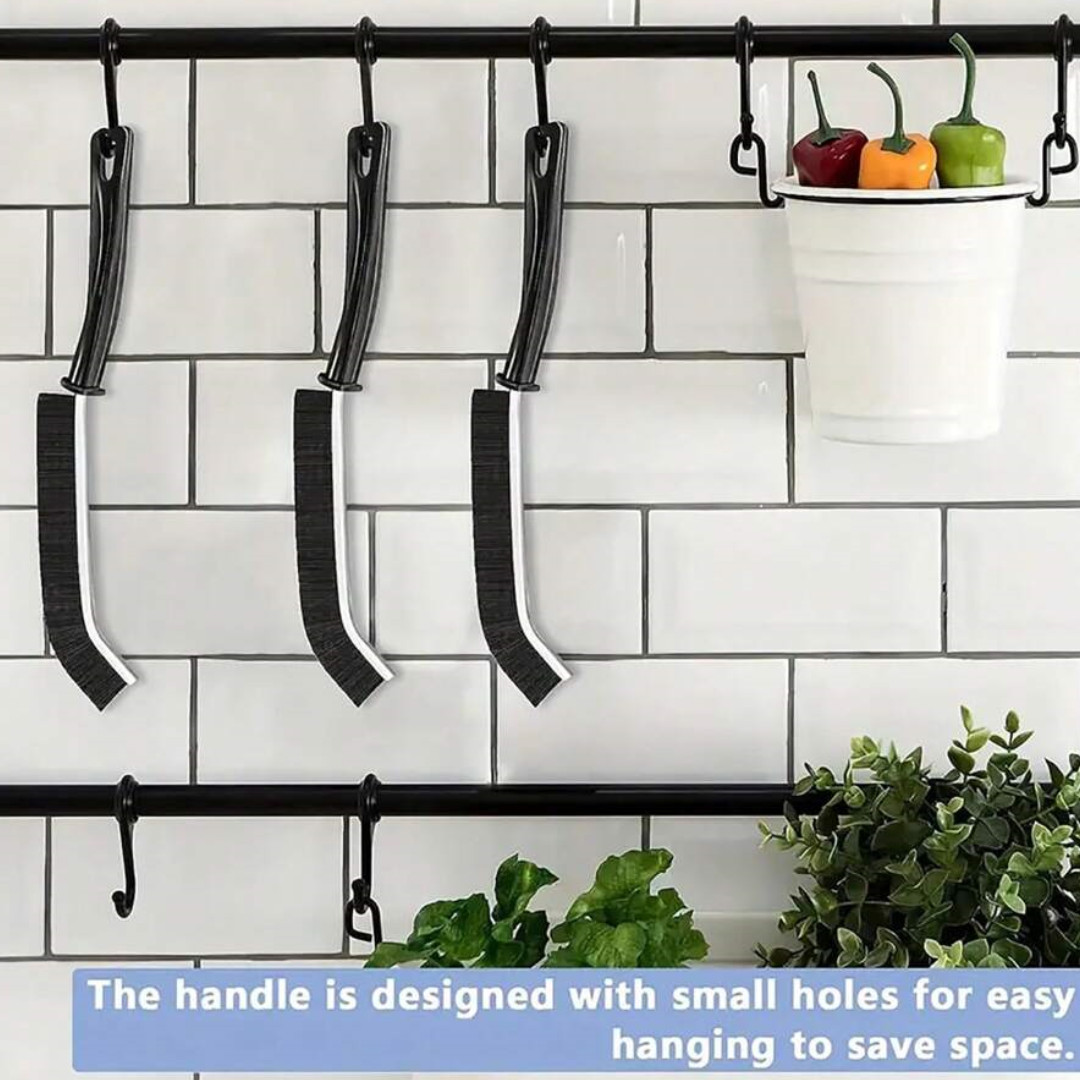 6pcs Grout Cleaner Hard-Bristled Crevice Cleaning Brush Scrub Brush Deep Tile US
