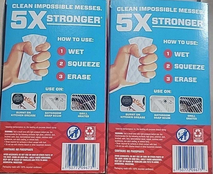 Mr. Clean Magic Eraser Extra Durable Scrubbers 15 count (Pack Of 2)