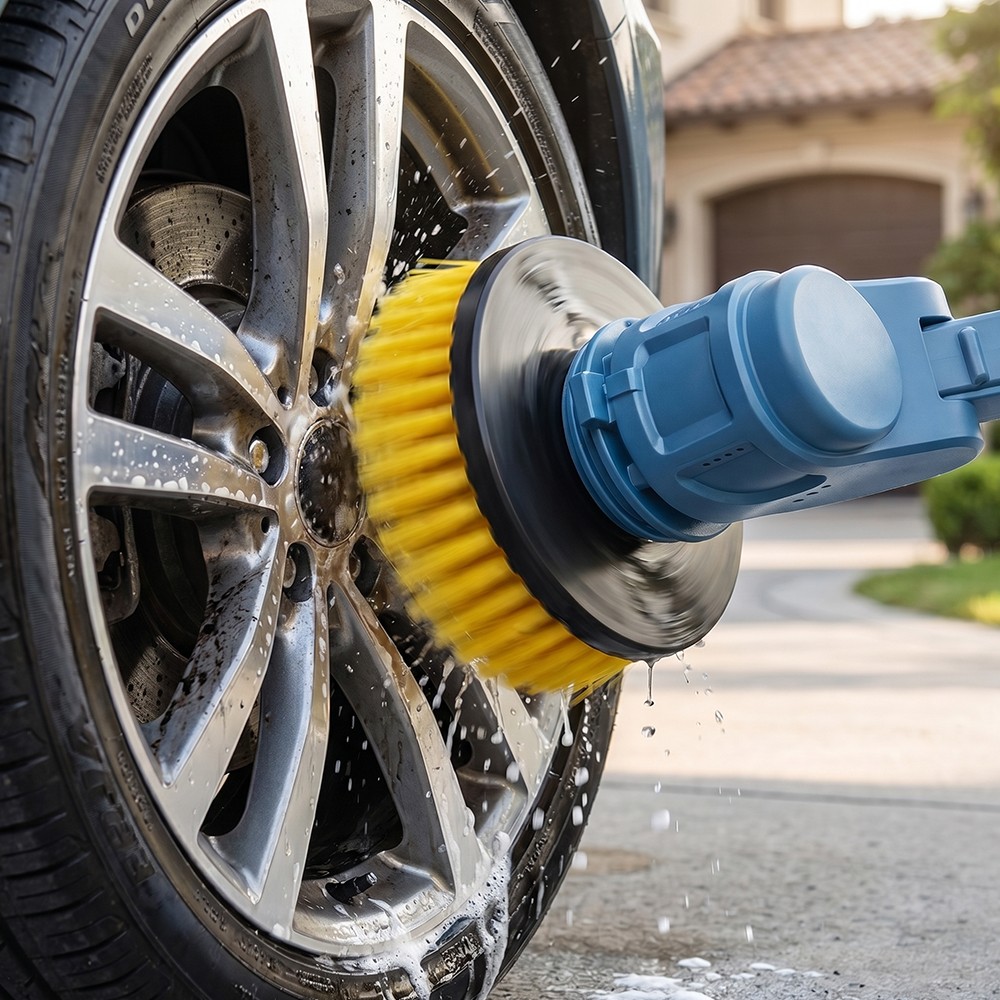Electric Spin Scrubber,Cordless Cleaning Brush With 3 Replaceable Cleaning Heads