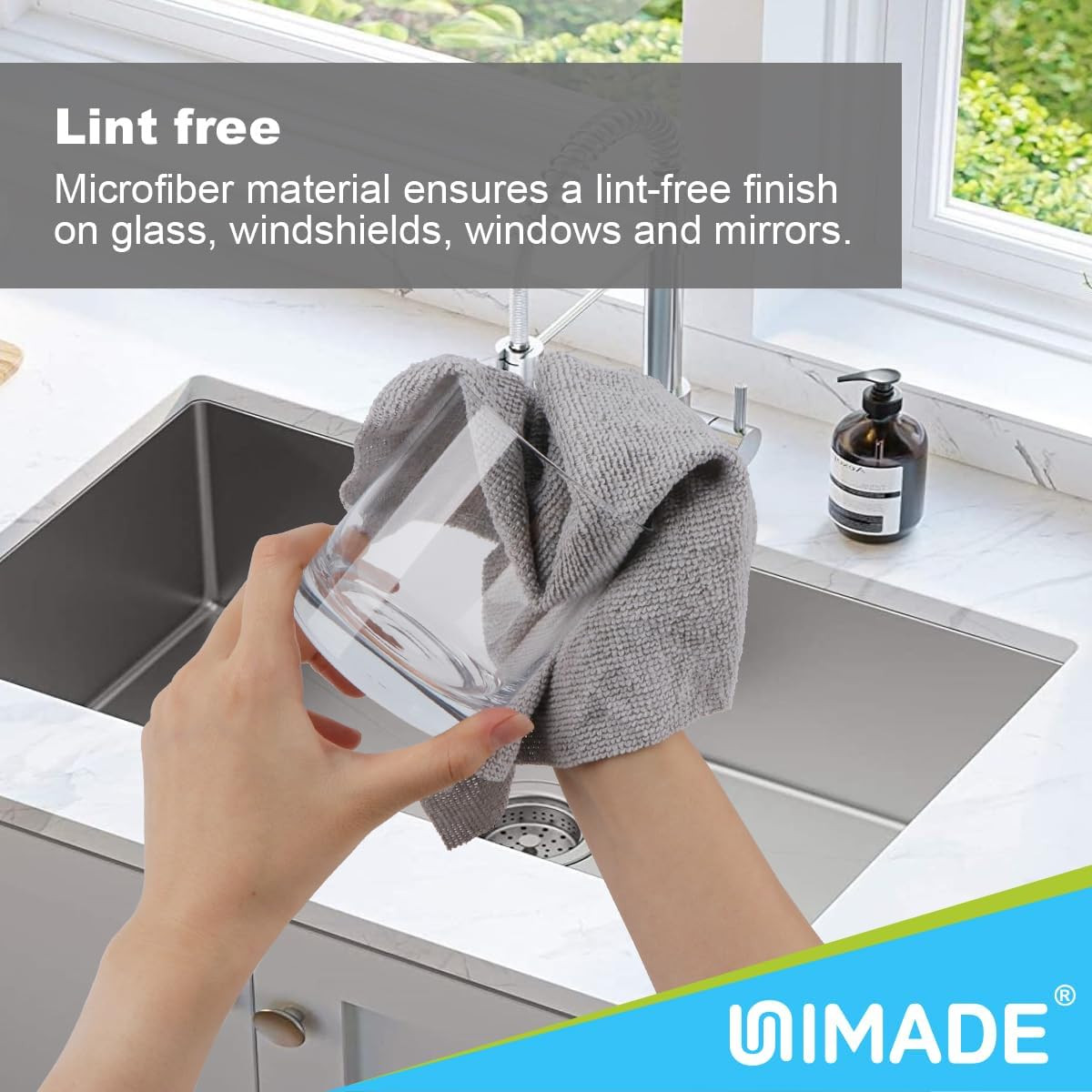 Microfiber Cleaning Cloth, 150 Pack Reusable Paper Towels Microfiber Towels for