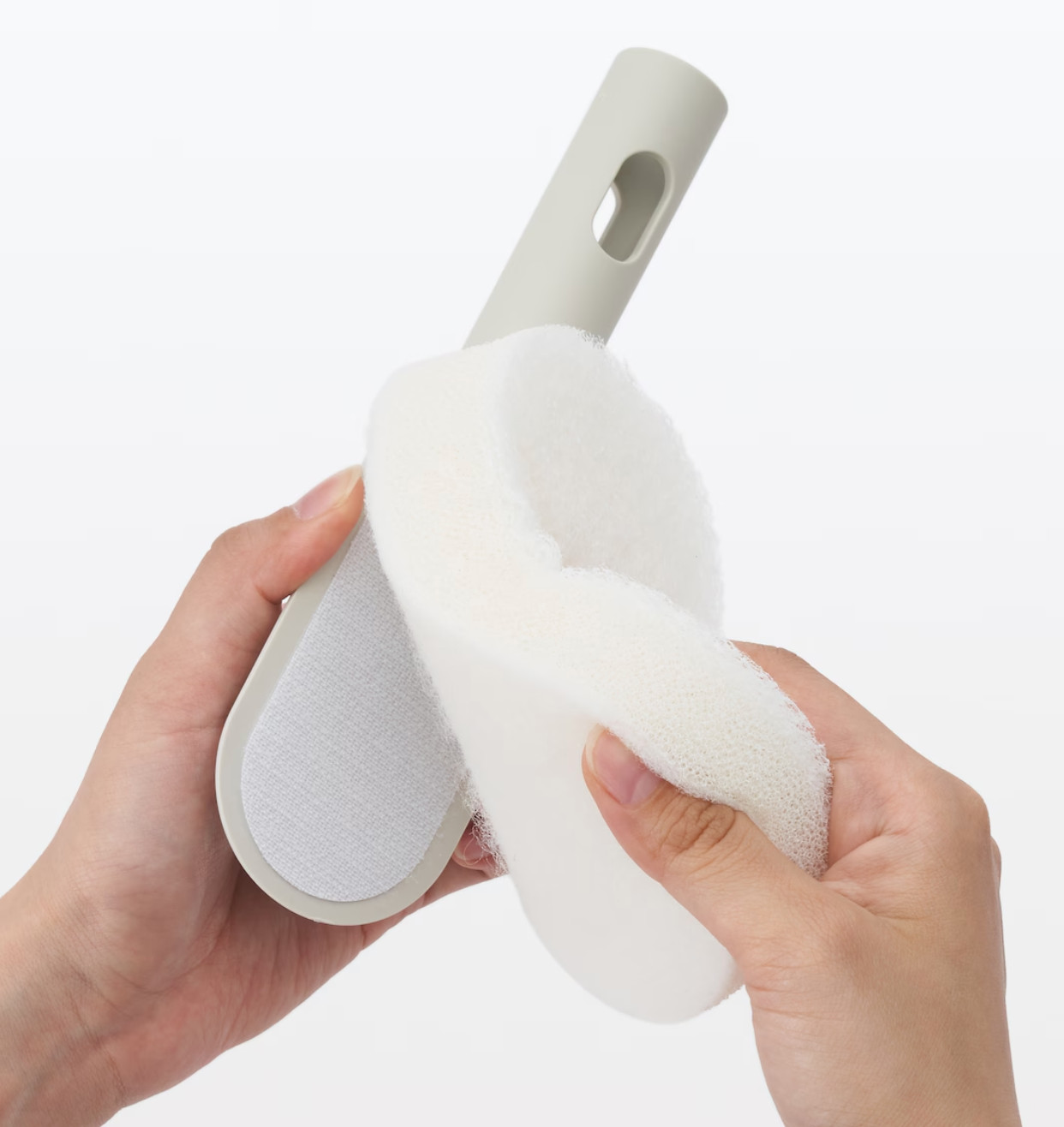 MUJI Cleaning Tool Bath Sponge with Replaceable head New Type from Japan