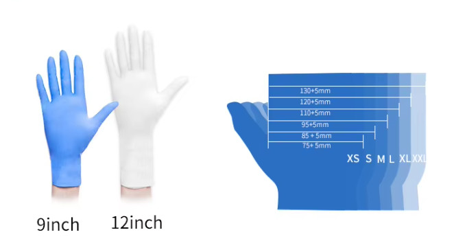 Thick Disposable Nitrile Gloves for Household Use Beauty Hair