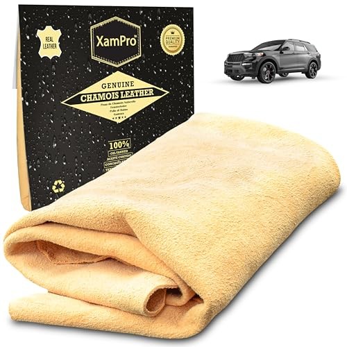 Professional 4.5 sq ft English Premium Natural Chamois – Clean Like a 4.5 sqft