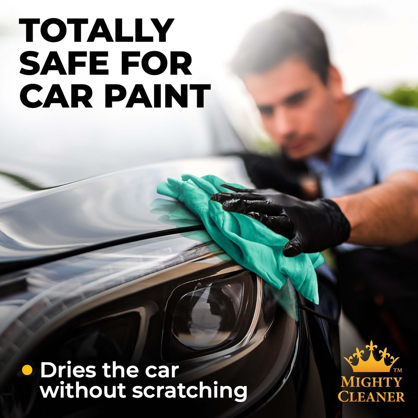 Super Absorbent Chamois Towel for Car Drying – Scratch-Free, 26″x17″