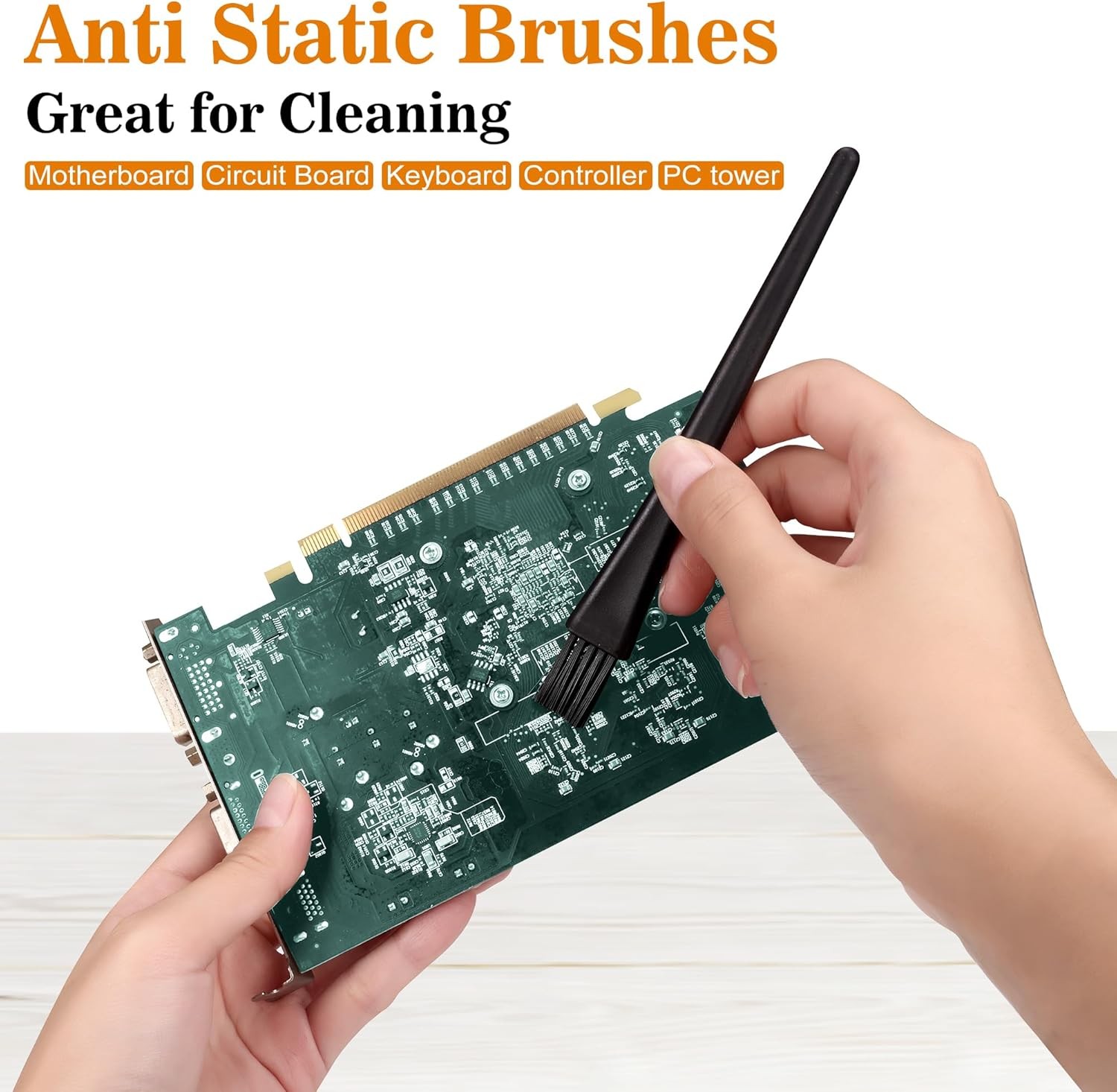 Small Portable Nylon Anti Static Brushes Electronics Computer Keyboard Laptop