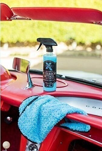 Liquid X Premium Car Care Blue Xtreme Microfiber Detailing Towel 16in x 16in