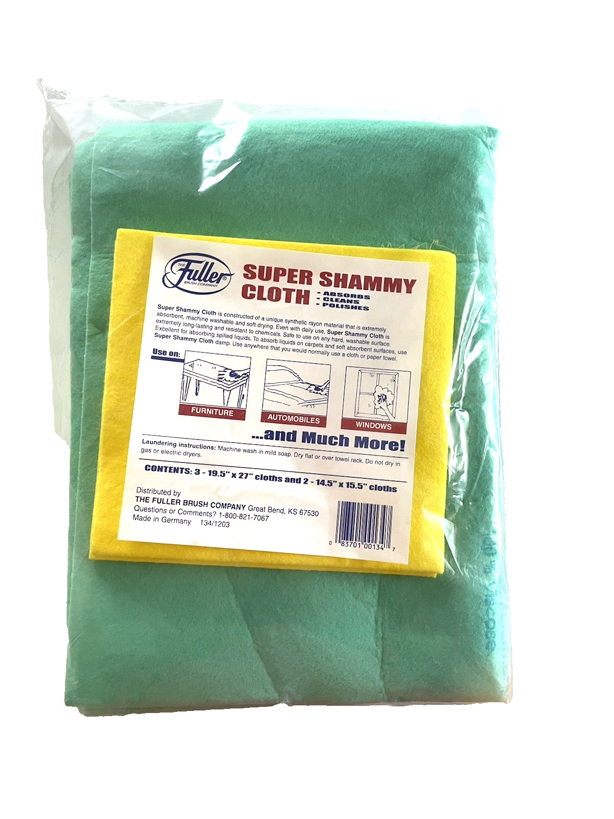 FULLER BRUSH Company SUPER SHAMMY CLOTH Set NEW NIP Sealed