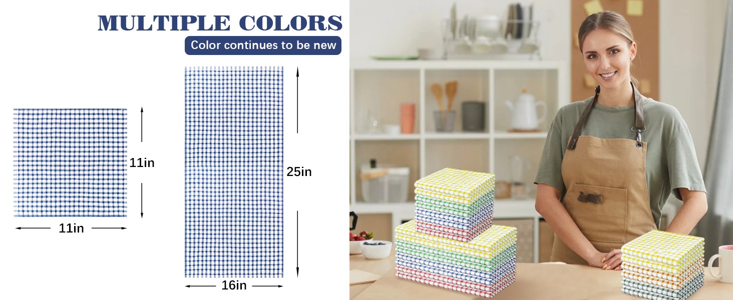 Dish Cloths for Washing Dishes, Super Soft and Absorbent Kitchen Dish Rags,