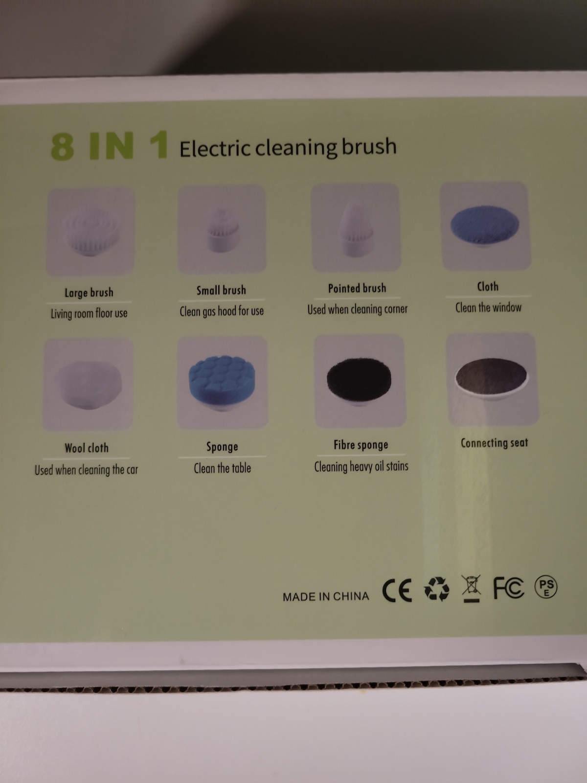 8 In 1 Electric Cleaning Brush (Sxt-160)