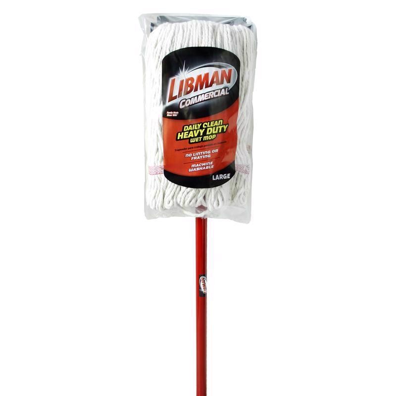 Libman 979 Cotton/Poly Blend Looped-Ends All-Purpose Heavy-Duty Wet Mop