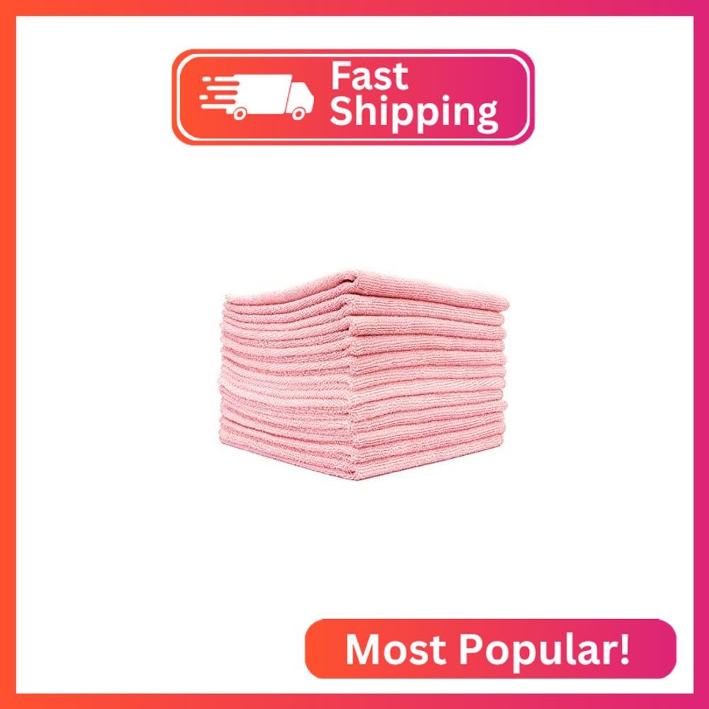 The Rag Company – All-Purpose Microfiber Terry Cleaning Towels – Commercial Grad