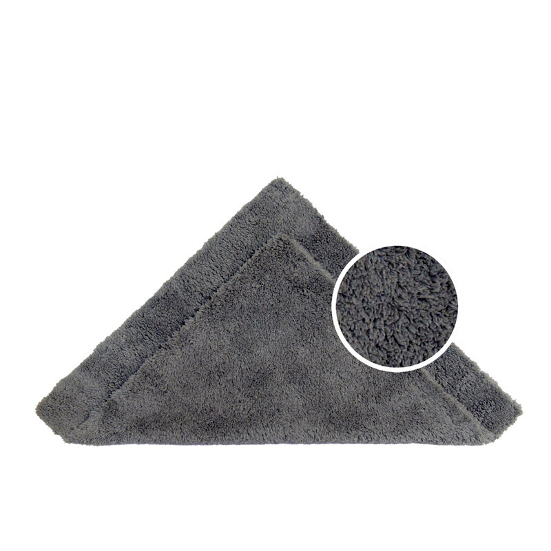 6 Pcs Ultra Plush Microfiber Towels Auto Home No-Scratch 16 in x 16 in gray