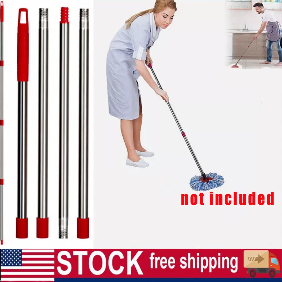 Spin Mop Replacement Handle for O-Cedar, 4-Section 30″ Germany Threaded Joint
