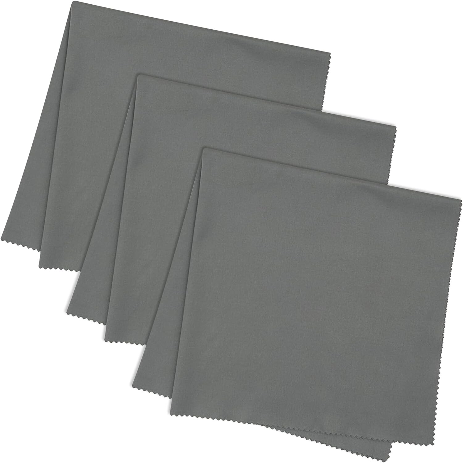 3-Pack 16×16 Inch Extra Large Microfiber Cleaning Cloths for Laptop TV Monitor