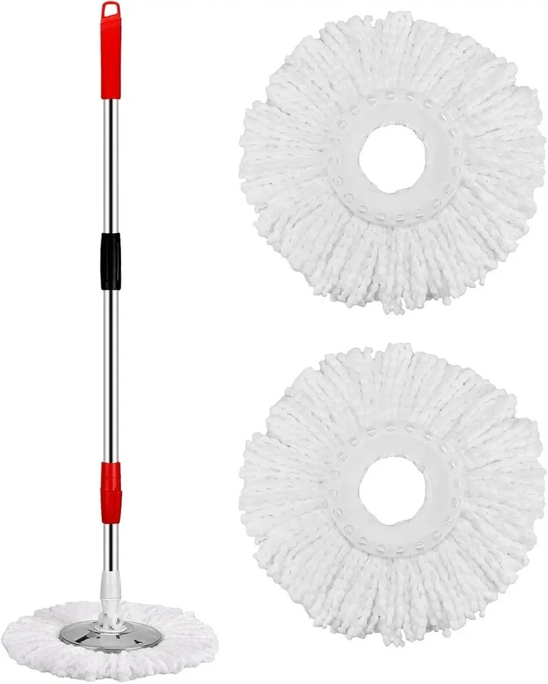 Spin Mop And Bucket With Wringer Set, 360° Mop And Bucket System