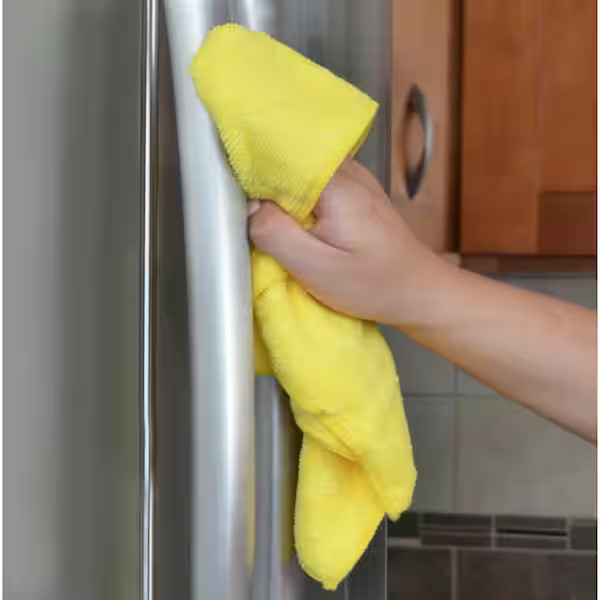 Heavy-Duty Microfiber Cleaning Cloths 16-Pack for Home & Jobsite