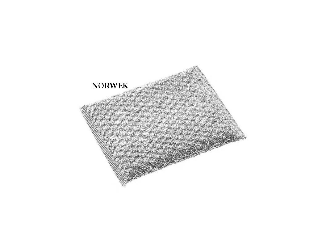 NORWEK Stainless Steel Non Scratch Scrubbing Sponge (Spirisponge)