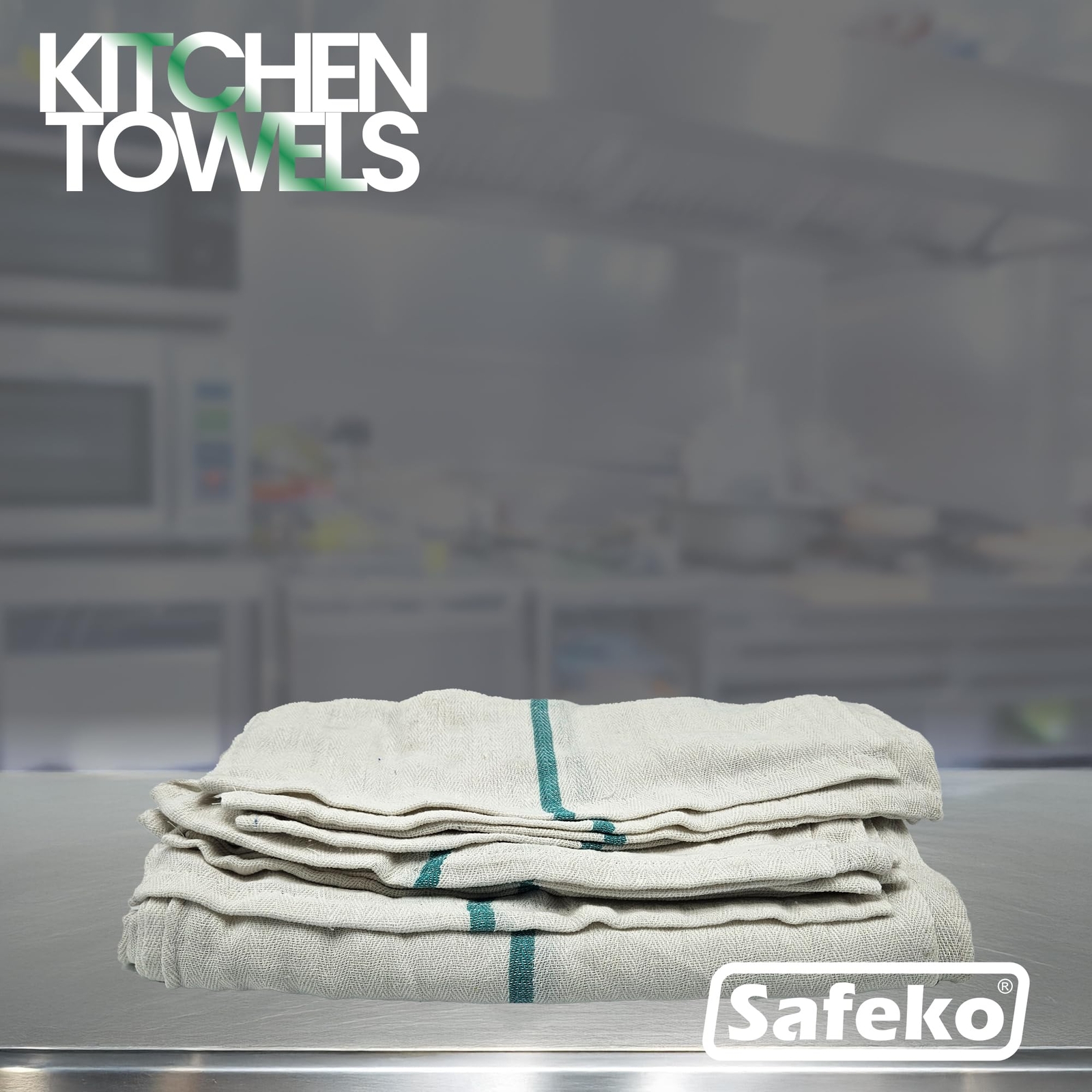 Cotton Striped Kitchen Towels – 5 LBS CASE