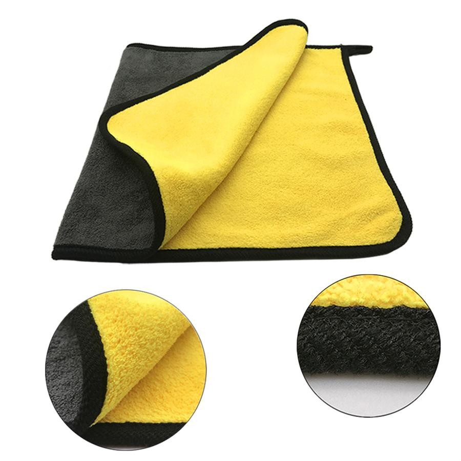 1/2/6pcs Microfiber Cleaning Towel Car Cleaning Cloths Professional Detailing Ca
