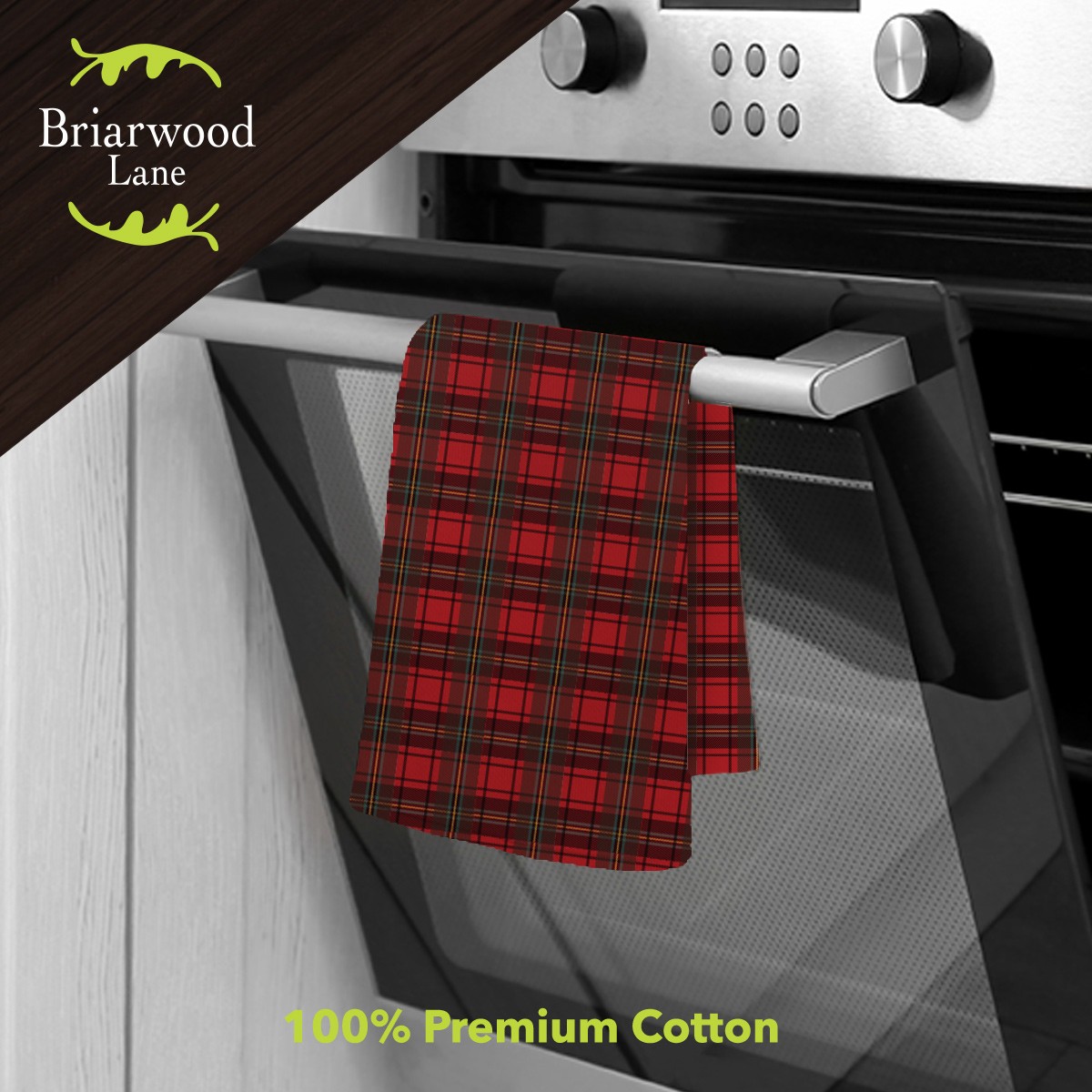 Briarwood Lane Holiday Plaid Cotton Hand Towel