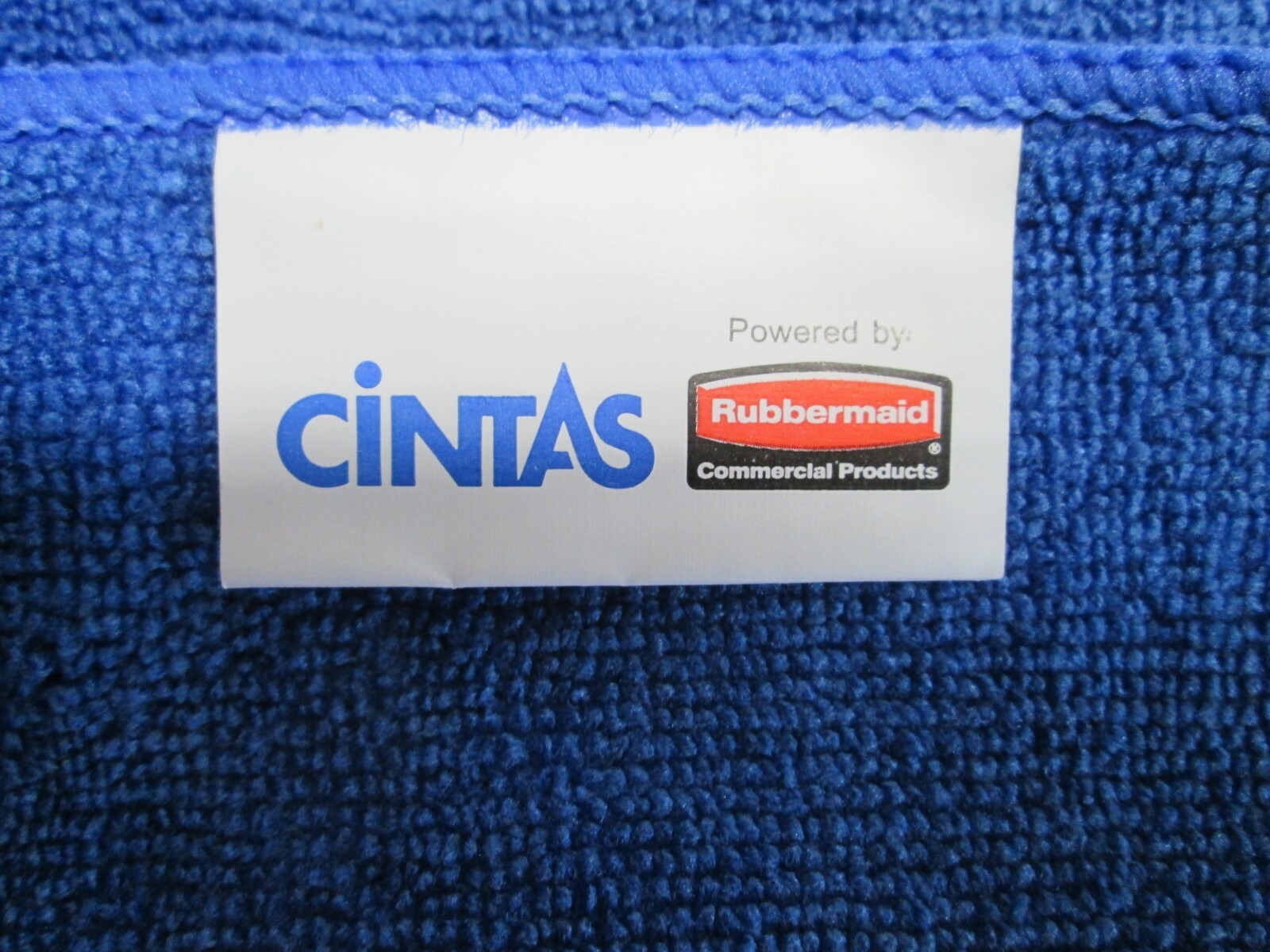 Lot of 12 Rubbermaid Commercial Microfiber BLUE Cleaning TOWELS 12″x12″