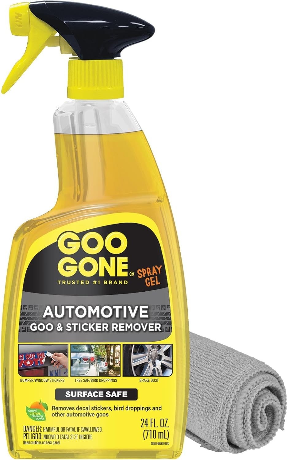 Automotive Adhesive Remover, Goo & Grime Cleaner for Bumper Stickers, Decals,…