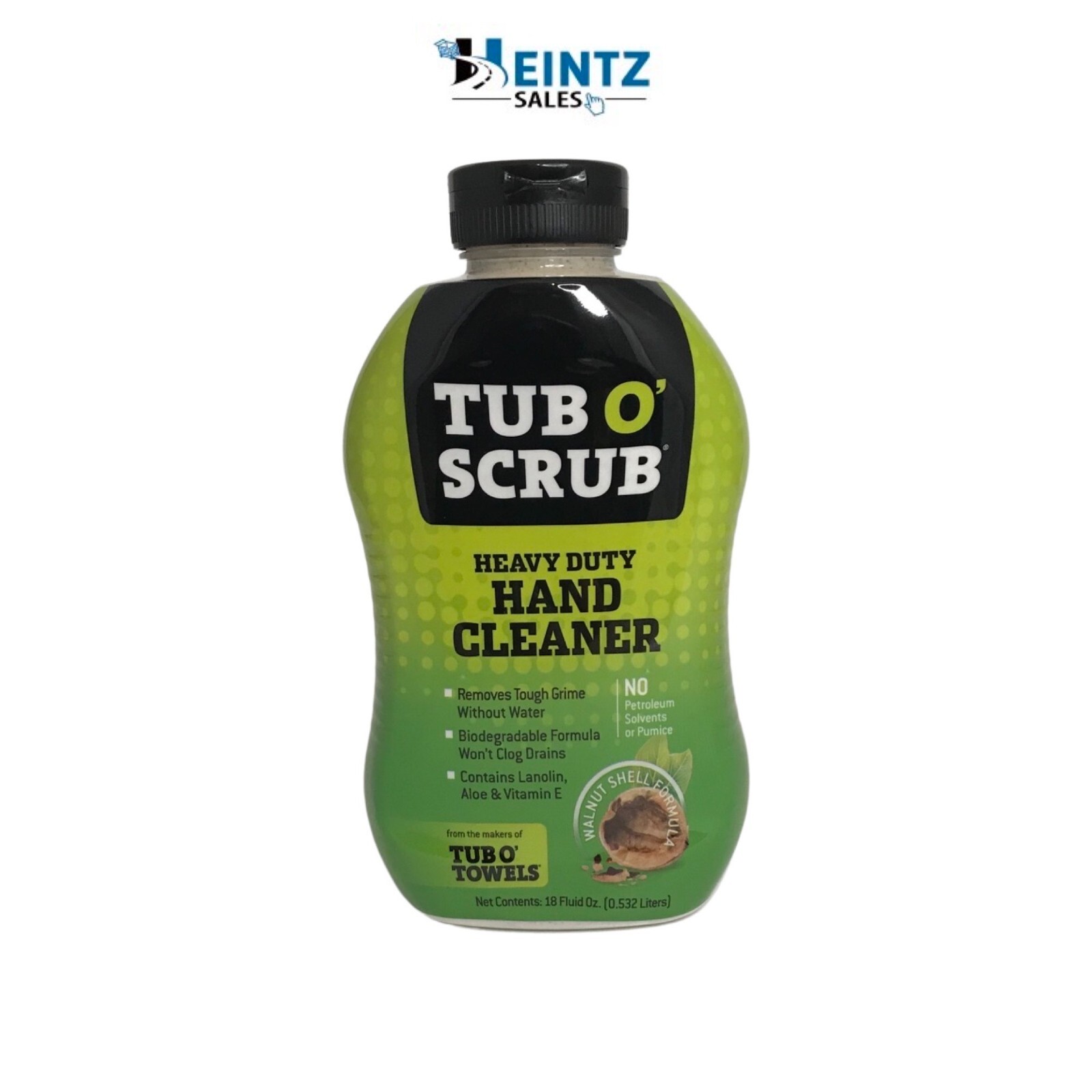 Tub O Towels TW01-15 + TS18 Hand Cleaner Heavy Duty Multi-Surface Cleaning Wipes