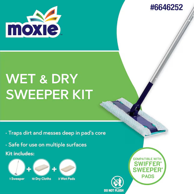 MOXIE Fresh Scent Pad Floor Cleaner 1 -Count