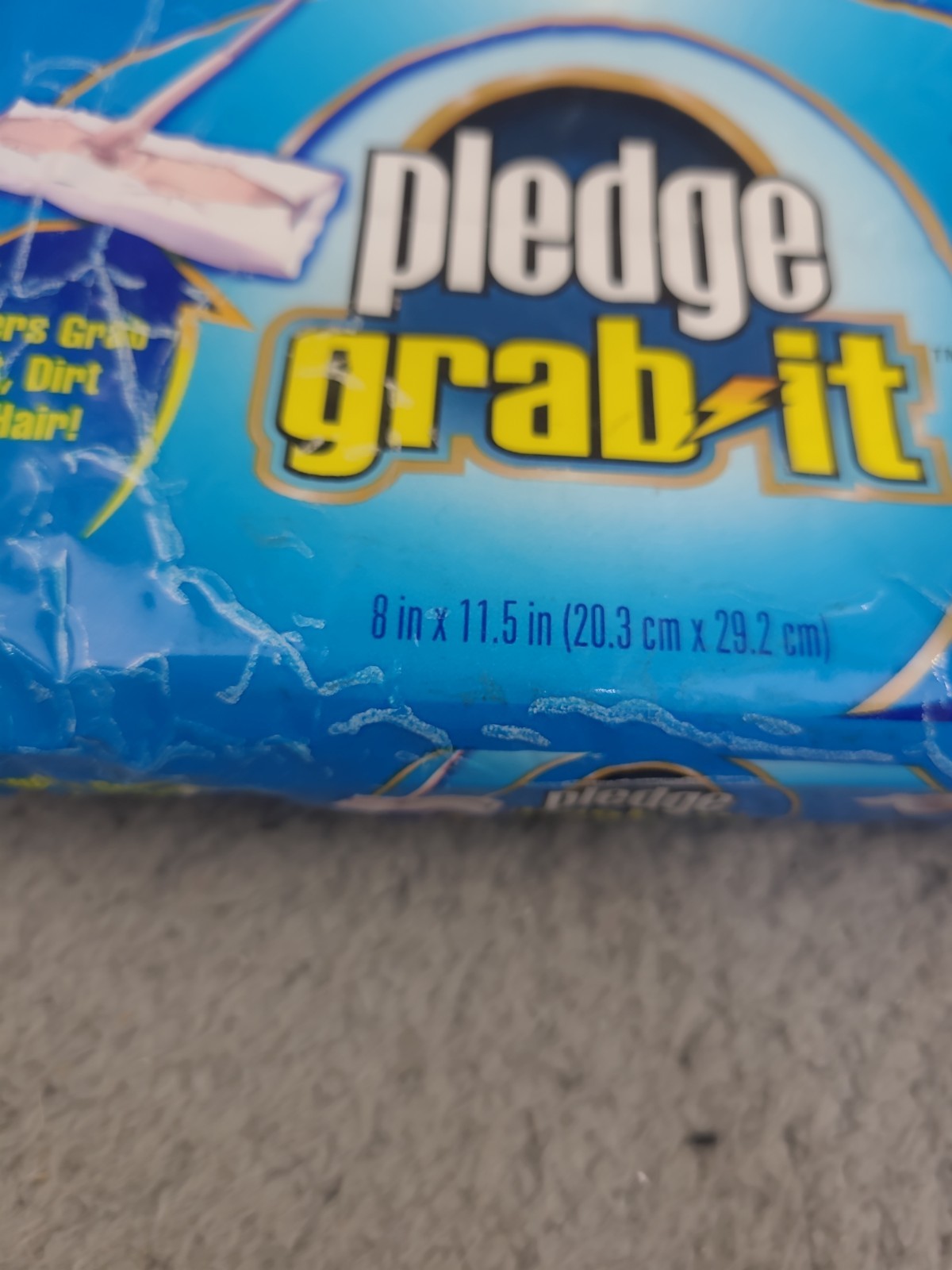 7x Pledge Grab It Dry Unscented Cloths – 10 Dry 8 in x 11.5 in Disposable Cloths