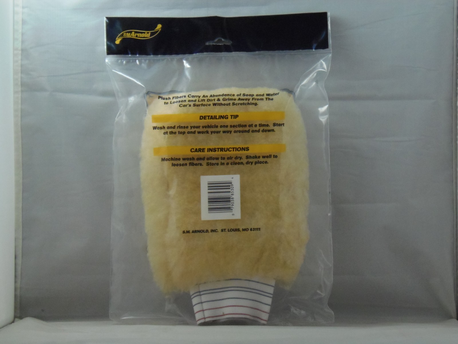 WASH MITT SM ARNOLD CUFFED 85-309 SYNTHETIC DETAIL PROFESSIONAL DURABLE