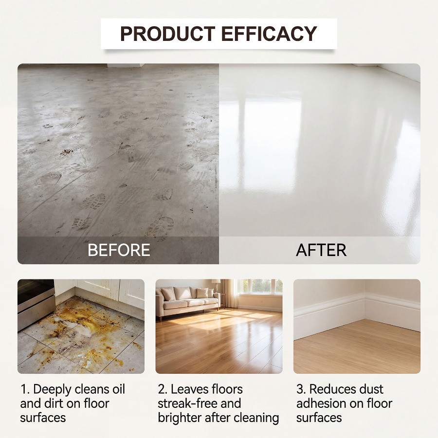 12X Floor Cleaner Tablets Pre-Measured Dissolvable for Tile Vinyl Hardwood Lemon