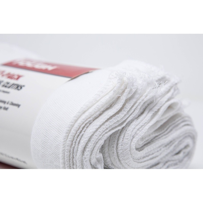 Reusable Wiping Cloths Pack of 12 Absorbent Jersey Knit Ideal Painting Cleaning