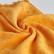 Fringed Reversible Fingertip Hand Towel (Size 11″ W x 18″ L) Terry Cotton
